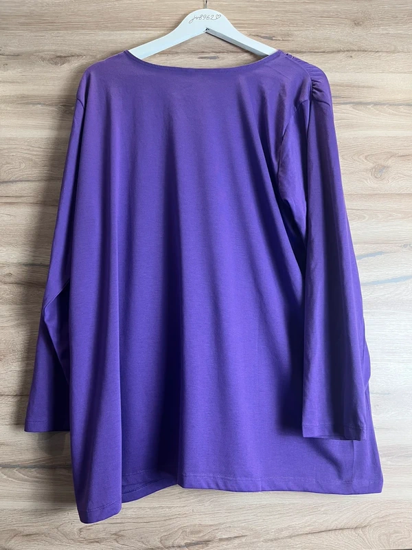 Lehký top s dlouhým rukávem (plus size) — fotka 3